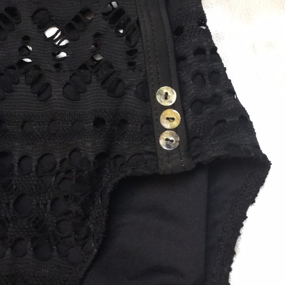 Swimsuit, Crochet Monokini w/ Push-Up Styling NWT - Picture 4 of 10